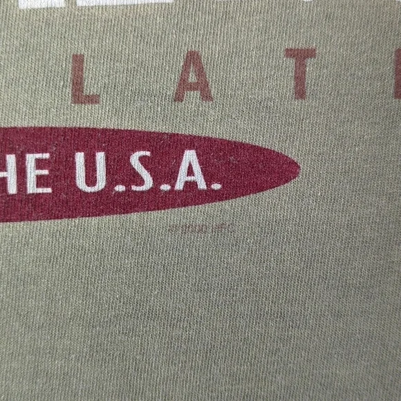 Anvil 2000 Y2K Vintage Hershey's Chocolate Short Sleeve Crewneck T-shirt Sage L - Picture 4 of 10